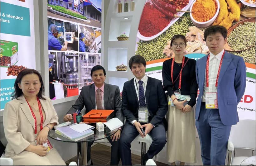 NHC Foods team at a global trade show