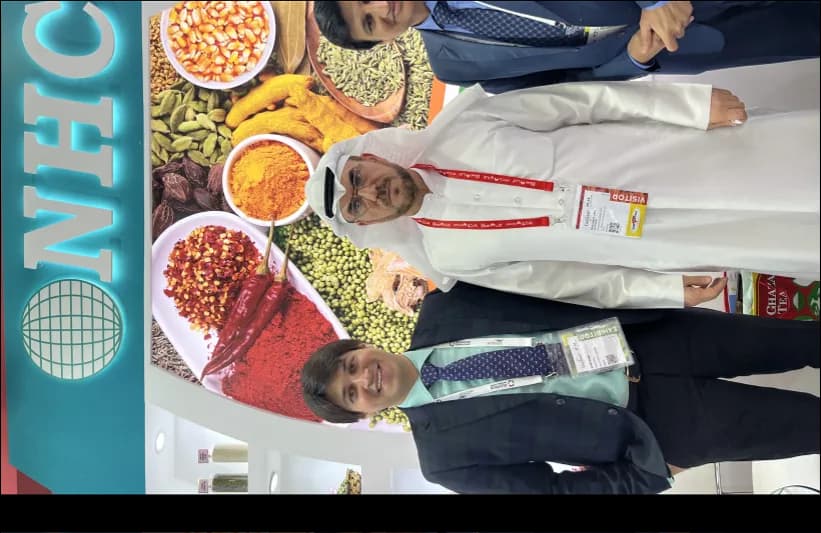 NHC Foods agri-commodity products on display